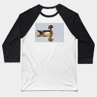 Reflective Wood - Wood Duck Baseball T-Shirt